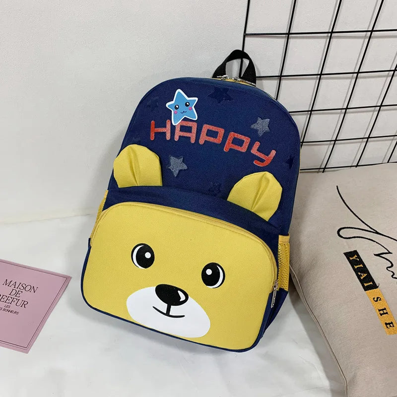 Kids Cartoon Backpack Large Capacity School Bags Boys Girls Bookbag