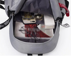 Cat Ears Backpack Girl Schoolbag Teen Women Back Pack Canvas School Backpack