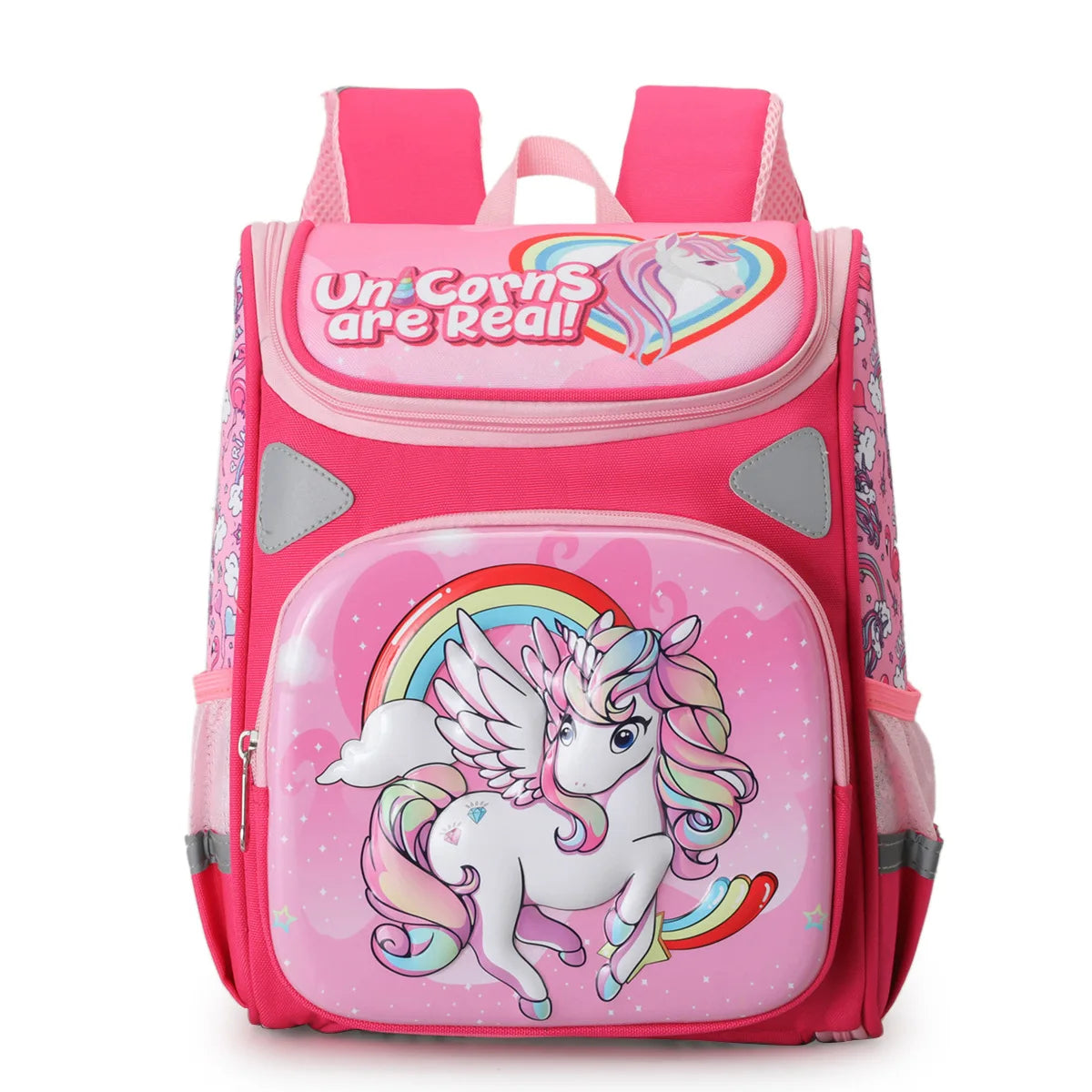 Deer Girls School Bags Princess Purple Backpacks for Kids