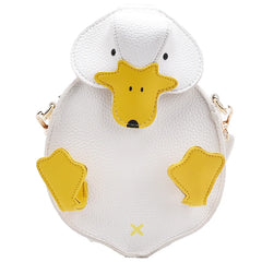 Duck Ladies Shoulder Bag Crossbody Bag for Women PU Leather Messenger Bag