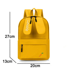 Cartoon Rabbit Backpack Girls School Bag Kindergarten Kids Waterproof