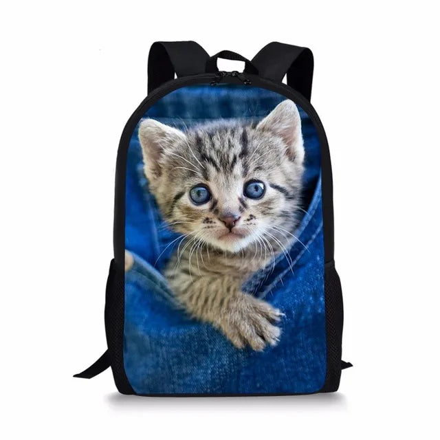 3D Print 16 Inch Schoolbags For Kids Backpack