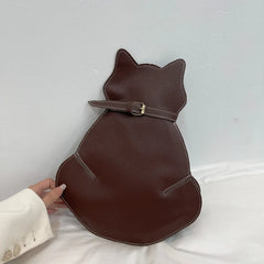 Cat Bag Handbag For Women Personality Irregular Crossbody Chest Bag