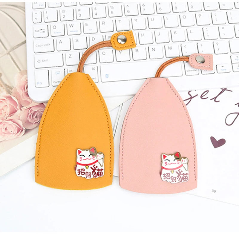 Cats Unisex PU Leather Key Bag Housekeepers Car Key Holder Case
