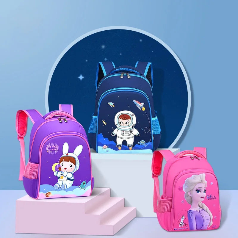 Cartoon School Backpack for Kids, Toddler Kindergarten Mochila