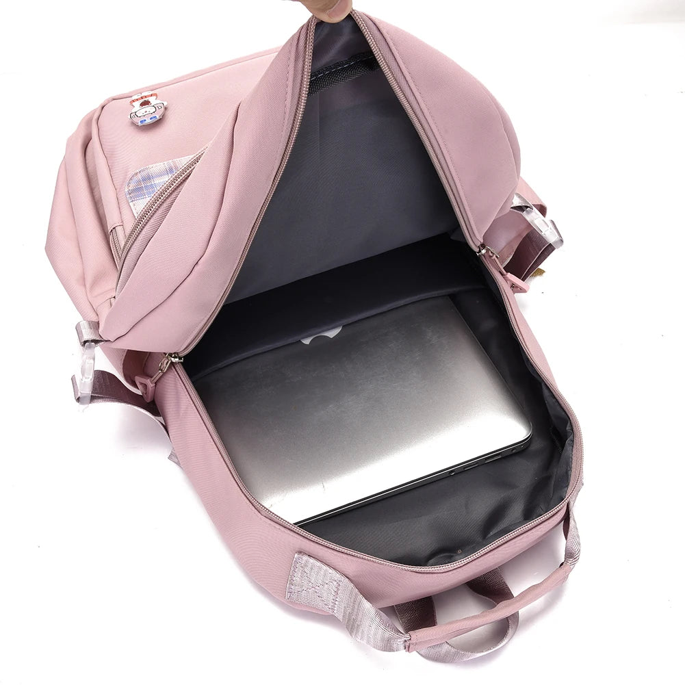 Women Nylon Backpack Large-capacity School Bags