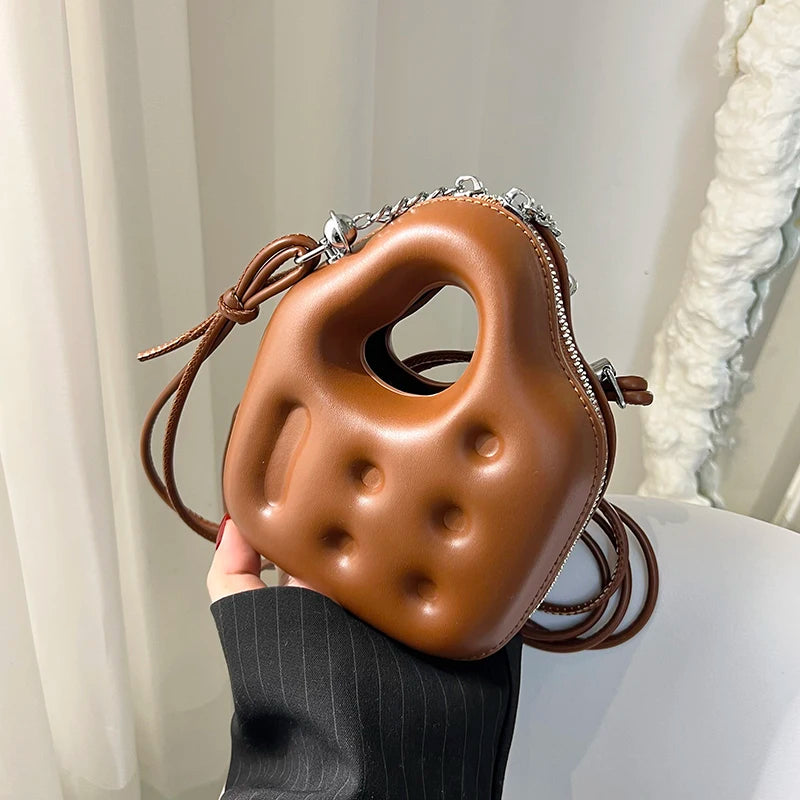 Embossed PU Leather Crossbody Mini Bag for Women