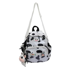 Cow Backpack with Pendants - Small Daypack