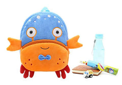 Crab 3D Cartoon Toddler Kids Backpack for Baby Girl Boy Age 2-4 Years