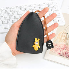Cartoon Rabbit Leather Key Wallets Key Case Holder PU Leather Keychain Pouch