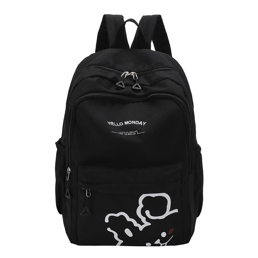 Pink School Bags For Teenage Girls Large Capacity Satchels
