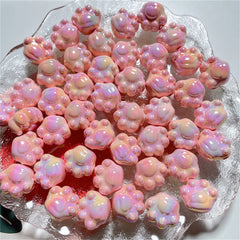 Colorful Cat Claw Hair Ornament Round Beads Bracelet Chain DIY Kit