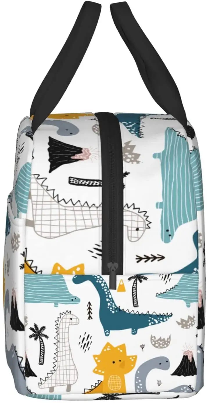 Dinosaur Lunch Box - Insulated Lunch Bags for Kids Women