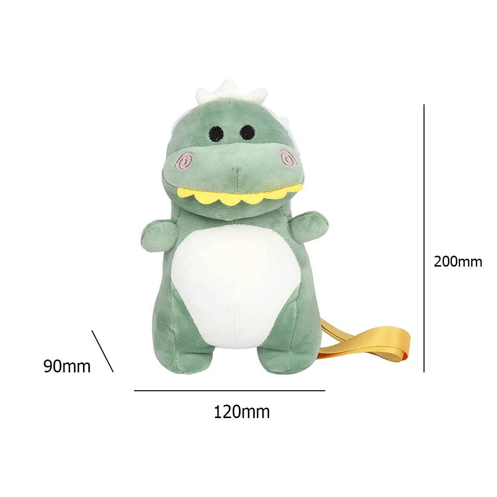 Dino Shoulder Bag Women Fluffy Crossbody Messenger Plush Chest