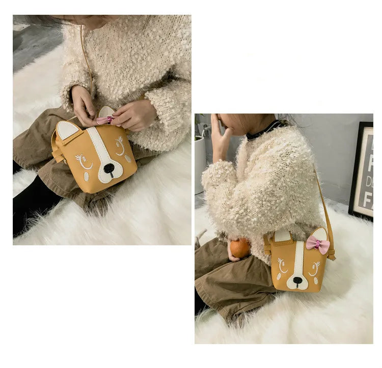 Dog Mini Bag Kids Child Crossbody Bag Messenger Bags