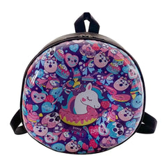 Donut Rainbow Backpack Kids School Book Bag