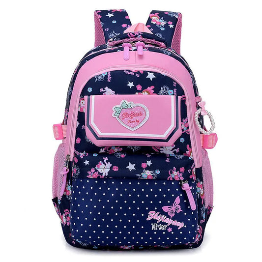 Dot Prints School Backpacks Girls School Bags Kids Bookbags
