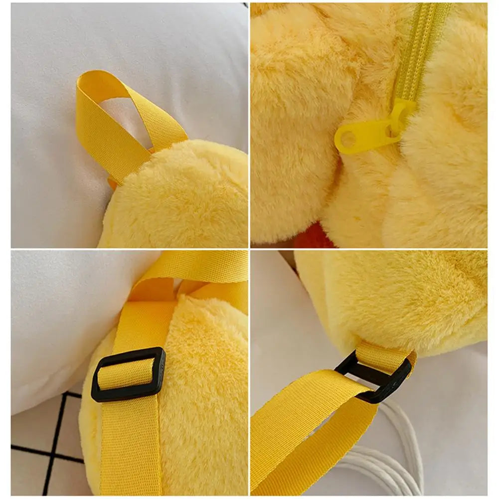 Duck Backpack Plush Handbag Crossbody Bag For Kids