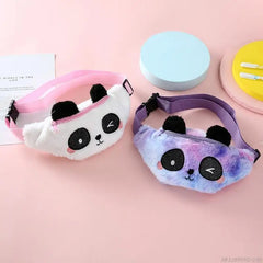 Fluffy Fanny Pack Plush Waist Bag for Kids Girls