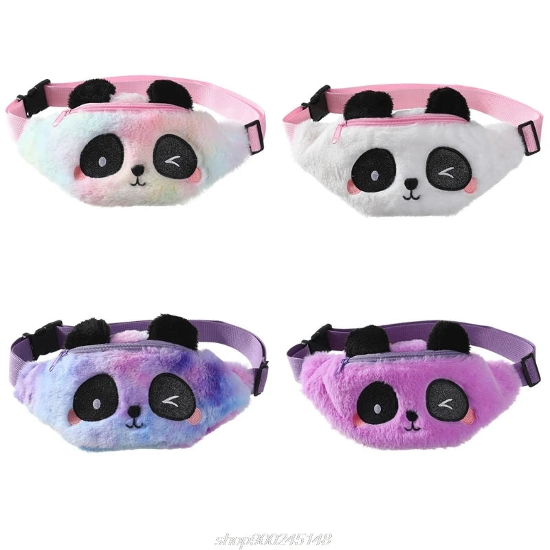Fluffy Fanny Pack Plush Waist Bag for Kids Girls