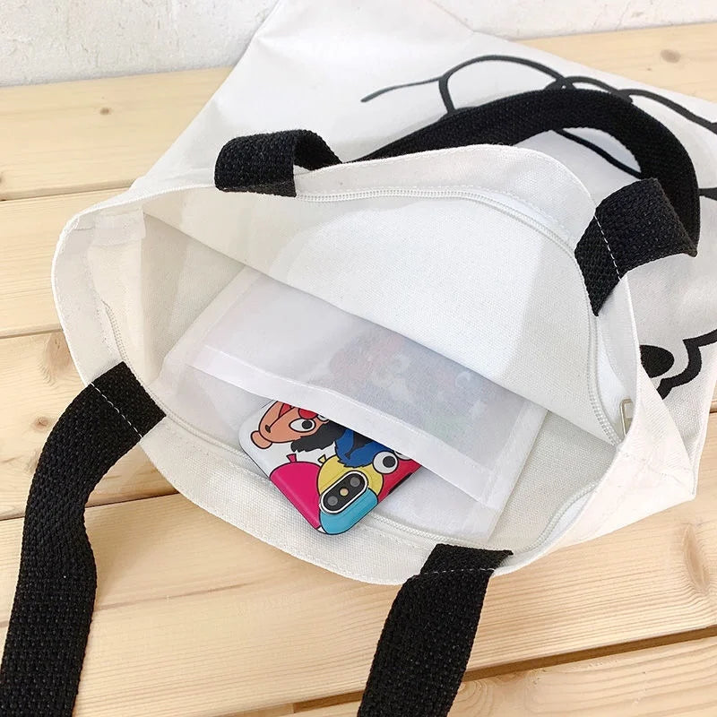 Canvas Shoulder Bag Purse and Handbag Large Capacity Women's Tote Bag