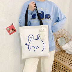 Canvas Shoulder Bag Purse and Handbag Large Capacity Women's Tote Bag
