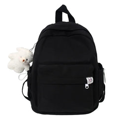 Female School Backpack for Girls Nylon School Bag Casual Women Travel Rucksack