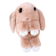 Fluffy Rabbit Fur Pompoms Chain Bag Women Cartoon Rabbit Sling Bag