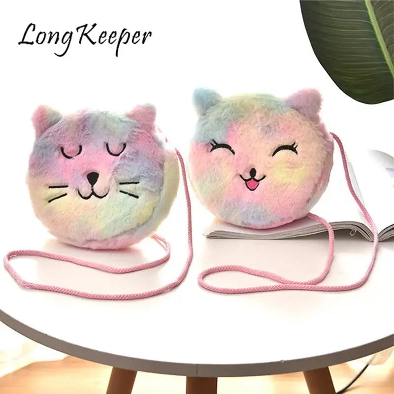 Fox Handbag Girls Shoulder Bag Unicorn Animals Messenger Kids Coin Purse