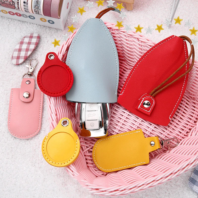 Fruits Unisex Key Bag PU Leather Wallet Car Key Holder