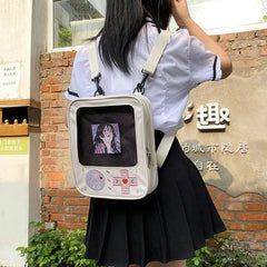 Game Console Lolita Girls Shoulder Bag Nylon Backpacks Casual Ladies Bag
