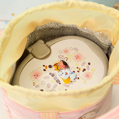 Girl Lunch Bag Waterproof Insulation Food Thermal Cooler Tote