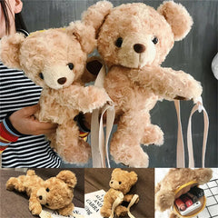 Smile Bear Soft Plush Doll Lolita Handbag Animal Shoulder Bag