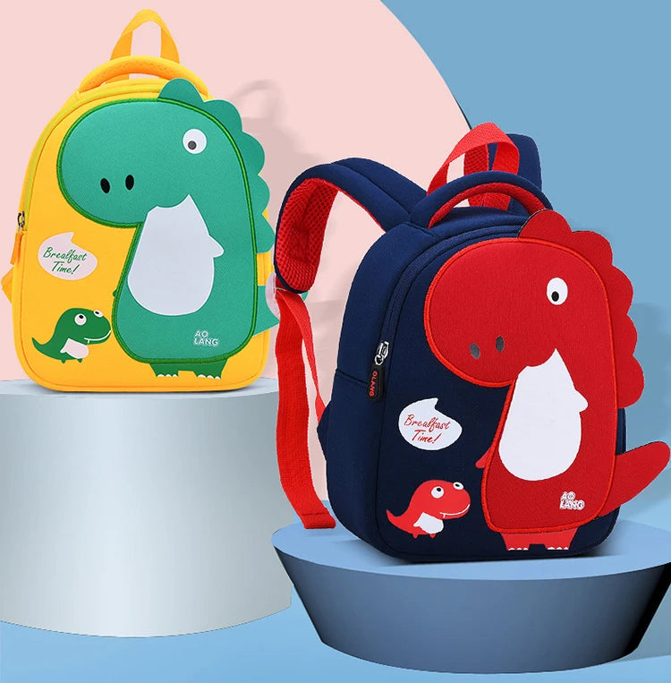 Dinosaur Kindergarten Preschool Bag for Kids 3-6 Years Old