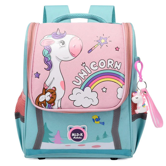 Unicorn Backpack for Boys Girls Waterproof School Bag