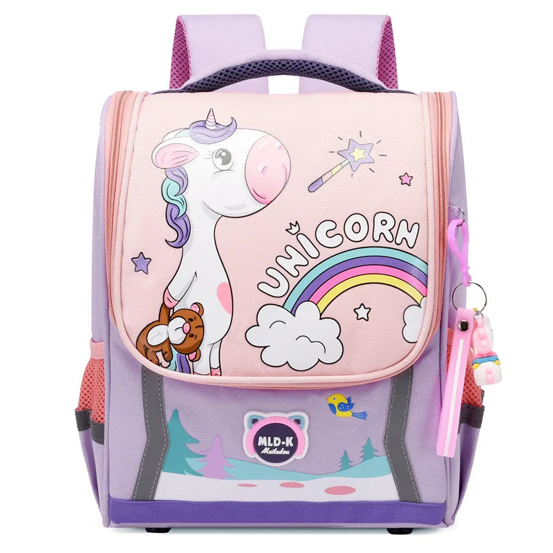Unicorn Backpack for Boys Girls Waterproof School Bag