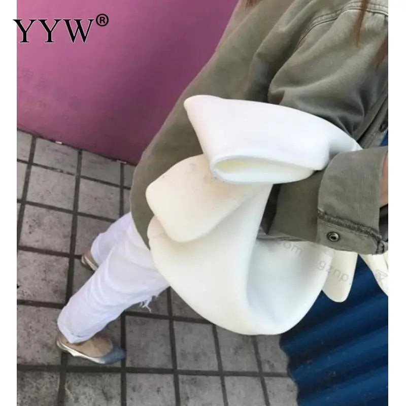 Summer Woman Pink Spliced Bow Handbag