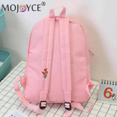 Heart Women Backpack Teenager Girl Travel Shoulder Bag School Rucksack