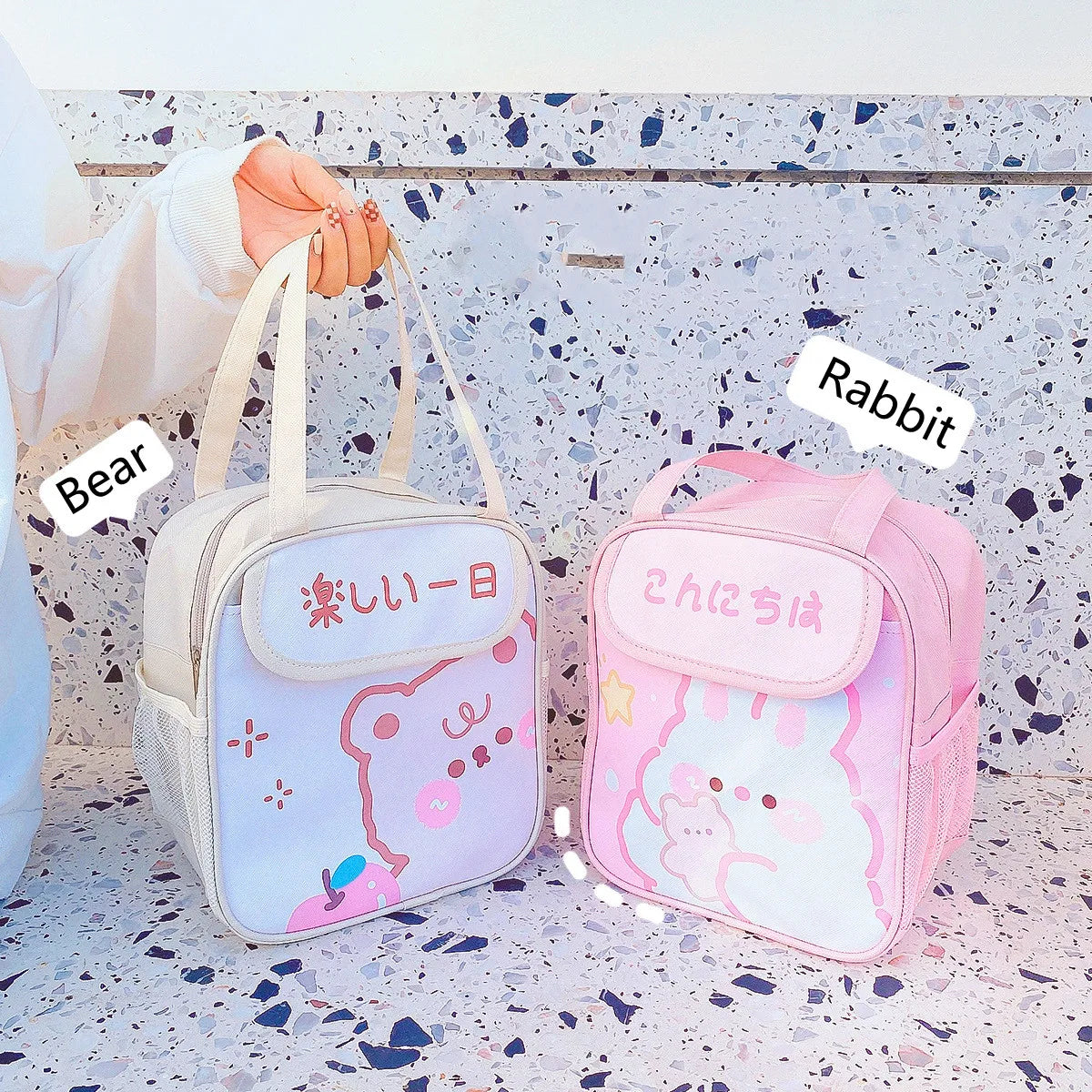 Lunch Box Bag Women Bento Tote Insulation Large Capacity Office Worker
