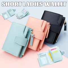 Mini Change Purses Tri-fold Women's Wallet Lipstick Storage Bag