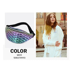 Gradient Fanny Pack for Ladies Phone Pouch Chest Waist Bag Hip Case