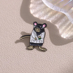 Mouse Enamel Pin Vintage Anime Lapel Pins Halloween Gift Manga Brooch