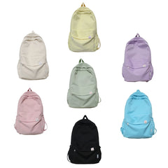 Canvas School Backpack for Student Girls Boys Youth Bookbag