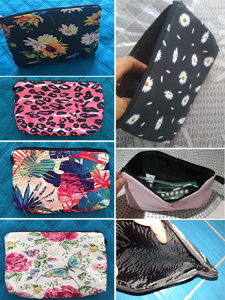 Nurse Medical Records Printed Makeup Bag Eco Reusable Storage Bag