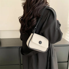 Panelled Small Shoulder Bags for Women Spring Handbags Female Tote