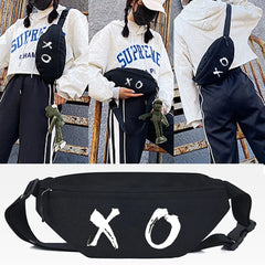 Pattern Print Waist Bags Fanny Pack Crossbody Bags Multifunctional Cross Bags
