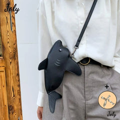 Personality Shark Crossbody Bag 3D Animal Messenger Bag