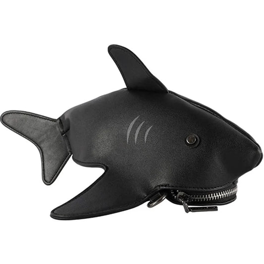 Personality Shark Crossbody Bag 3D Animal Messenger Bag