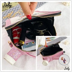 Women Sequin Crossbody Bag Fun Gasoline Handbag Shoulder Bag