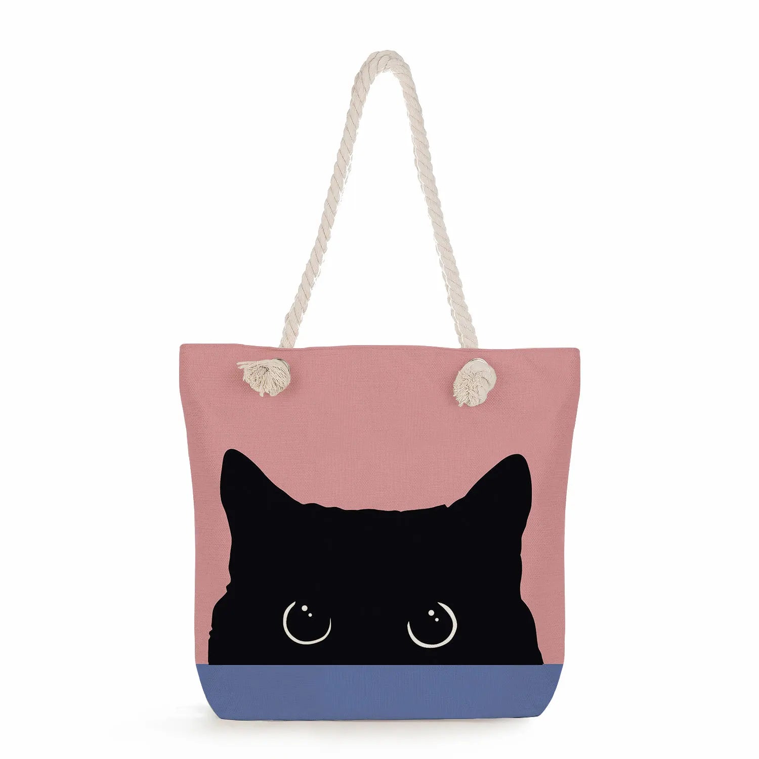 Cat Prints Shoulder Bag Eco Reusable Shopping Bags
